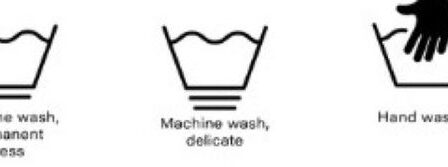 wash symbols