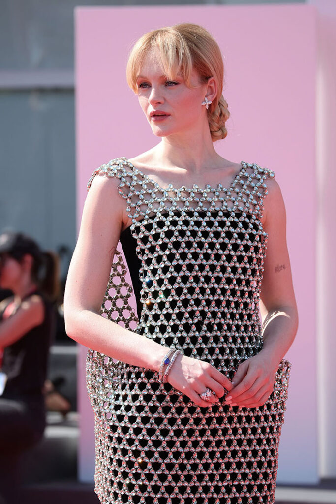 Emma Laird Wore Louis Vuitton To 'The Brutalist' Venice Film Festival Premiere