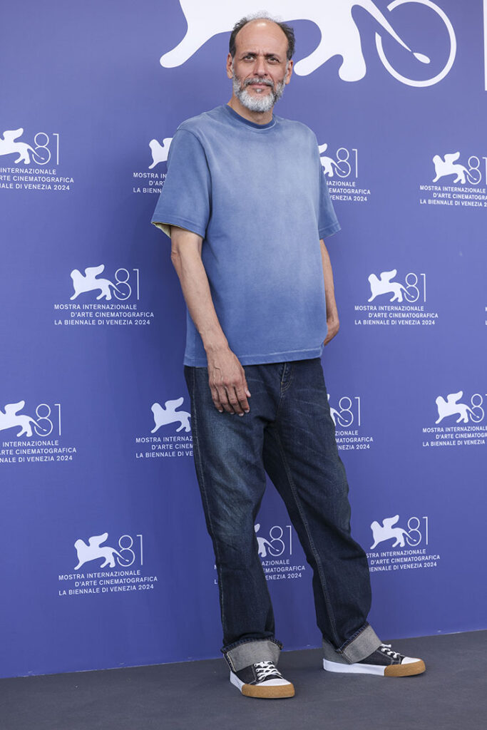 Luca Guadagnino attends the "Queer" photocall during the 81st Venice International Film Festival 