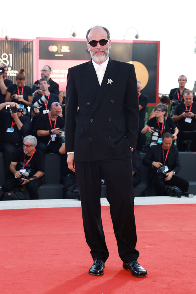 Director Luca Guadagnino attends the "Queer" red carpet during the 81st Venice International Film Festival