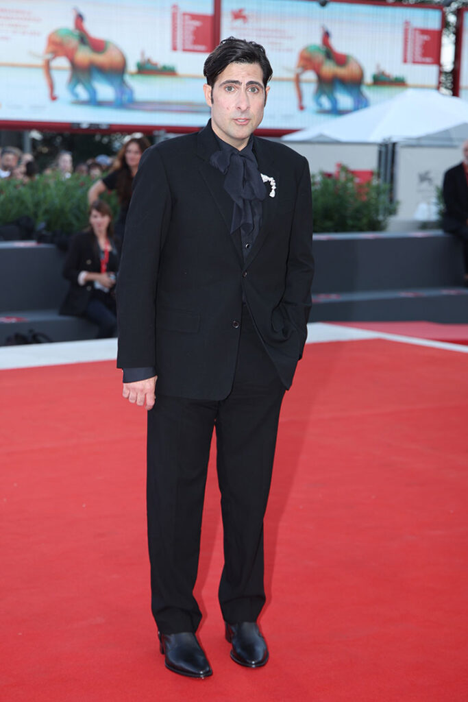 Jason Schwartzman attends the "Queer" red carpet during the 81st Venice International Film Festival 