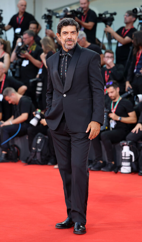 Pierfrancesco Favino attends a red carpet for "Maria" during the 81st Venice International Film Festival 