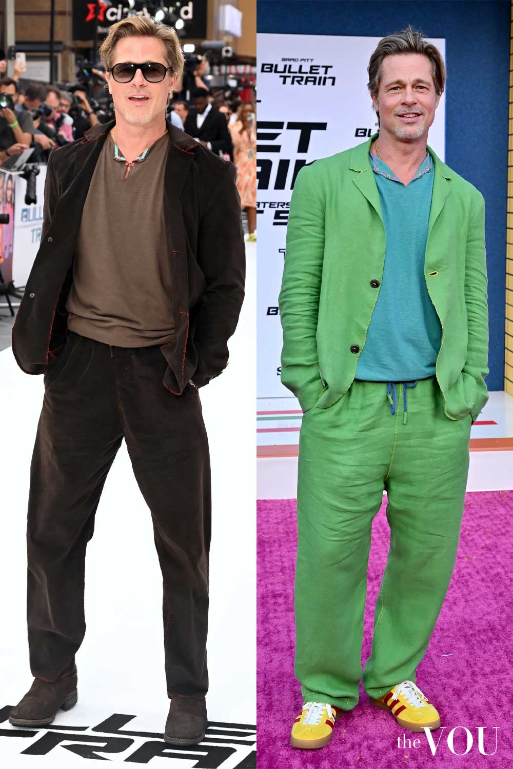 Brad Pitt True Spring Seasonal Colour Style