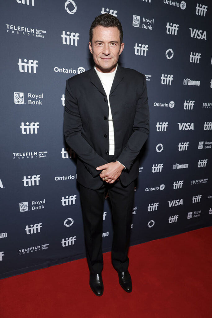 Orlando Bloom attends the premiere of "The Cut" during the 2024 Toronto International Film Festival 