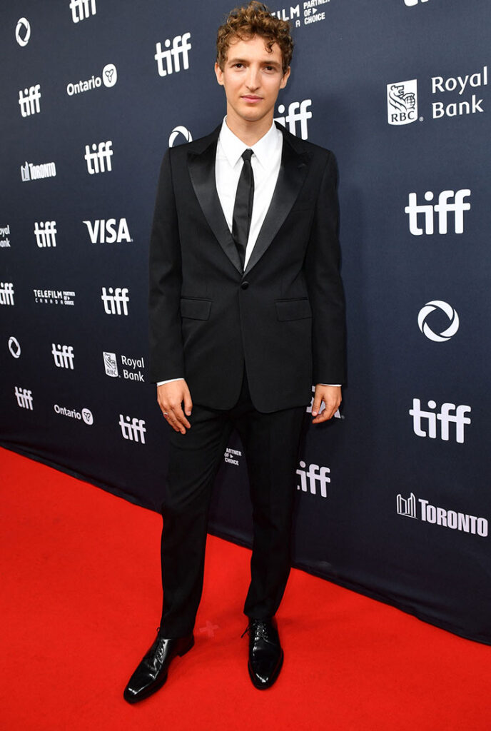 Aliocha Schneider arrives for the world premiere of "Bonjour Tristesse" on opening night of the Toronto International Film Festival 