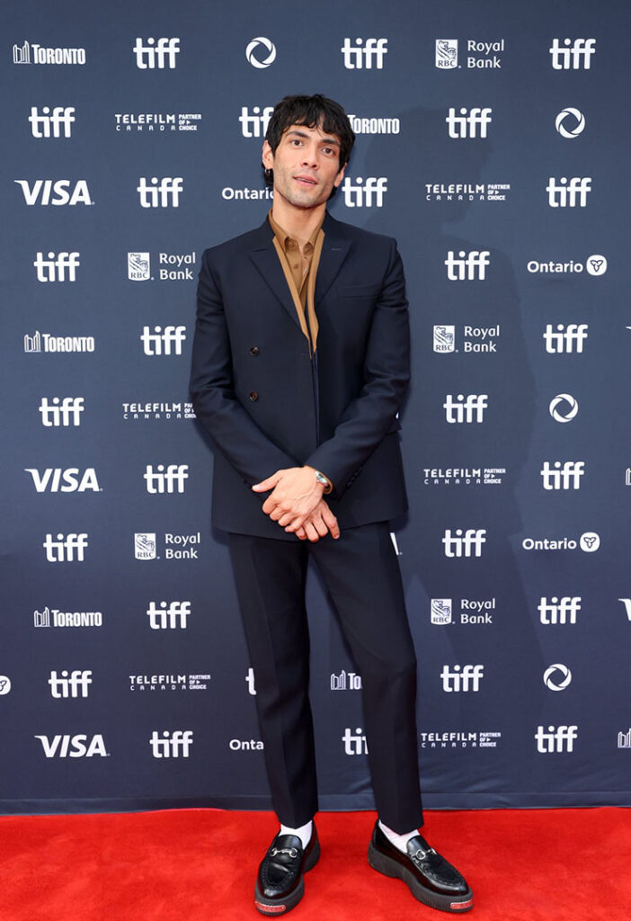 Diego Calva attends the premiere of "On Swift Horses" during the 2024 Toronto International Film Festival 