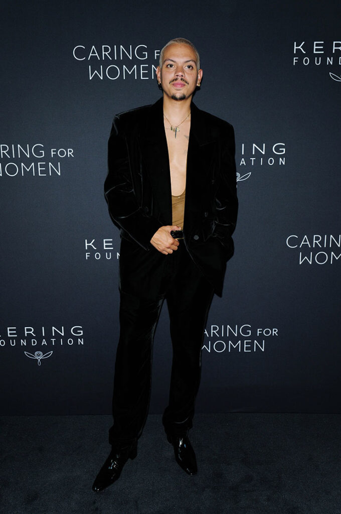 Evan Ross attends the Kering Foundation Third Annual Caring For Women Dinner 