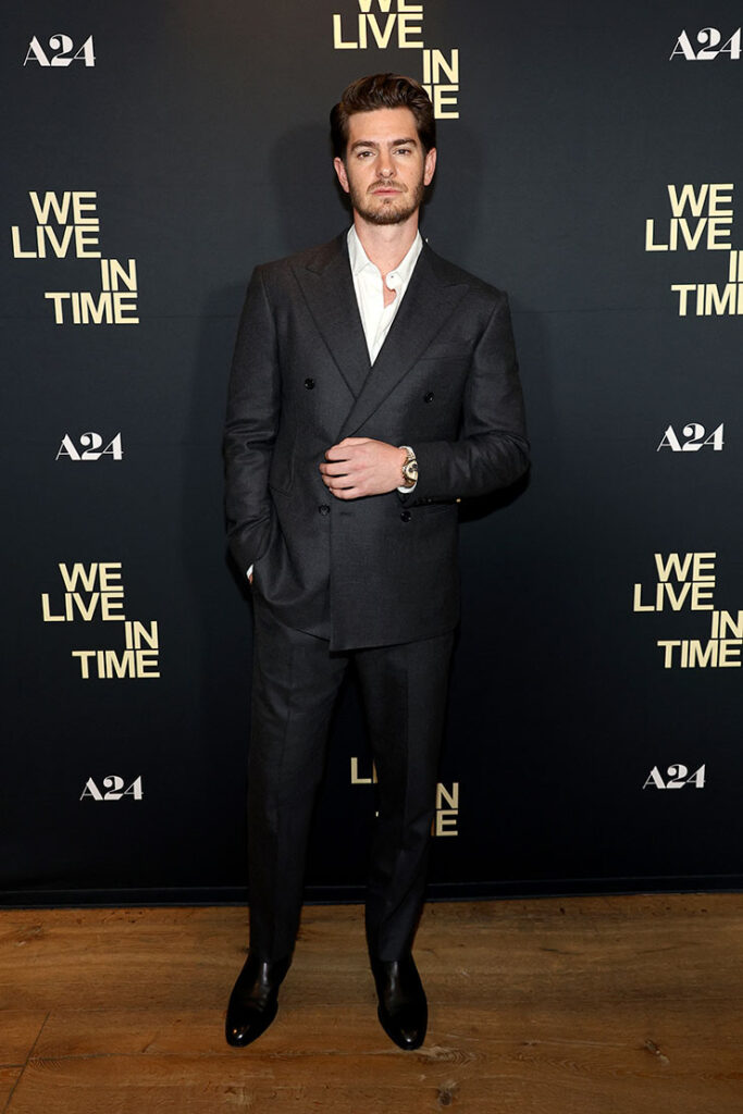 Andrew Garfield attends A24's "We Live in Time" New York Screening