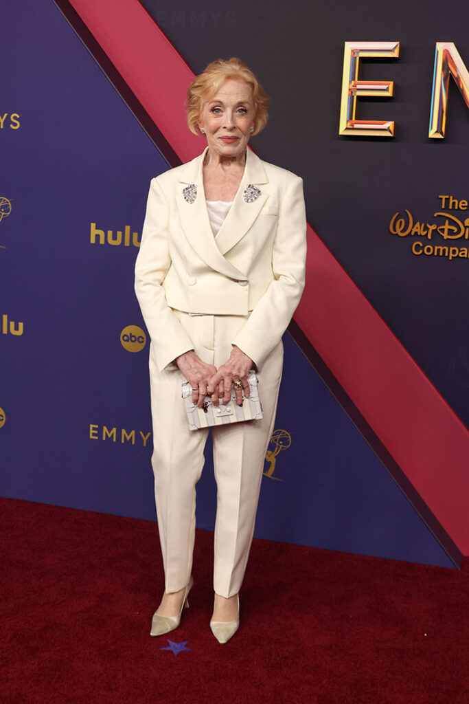 Holland Taylor in Louis Vuitton for the 2024 Emmy Awards