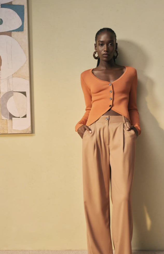 House of Aama Cropped Sweater From Nordstrom x Harlem’s Fashion Row