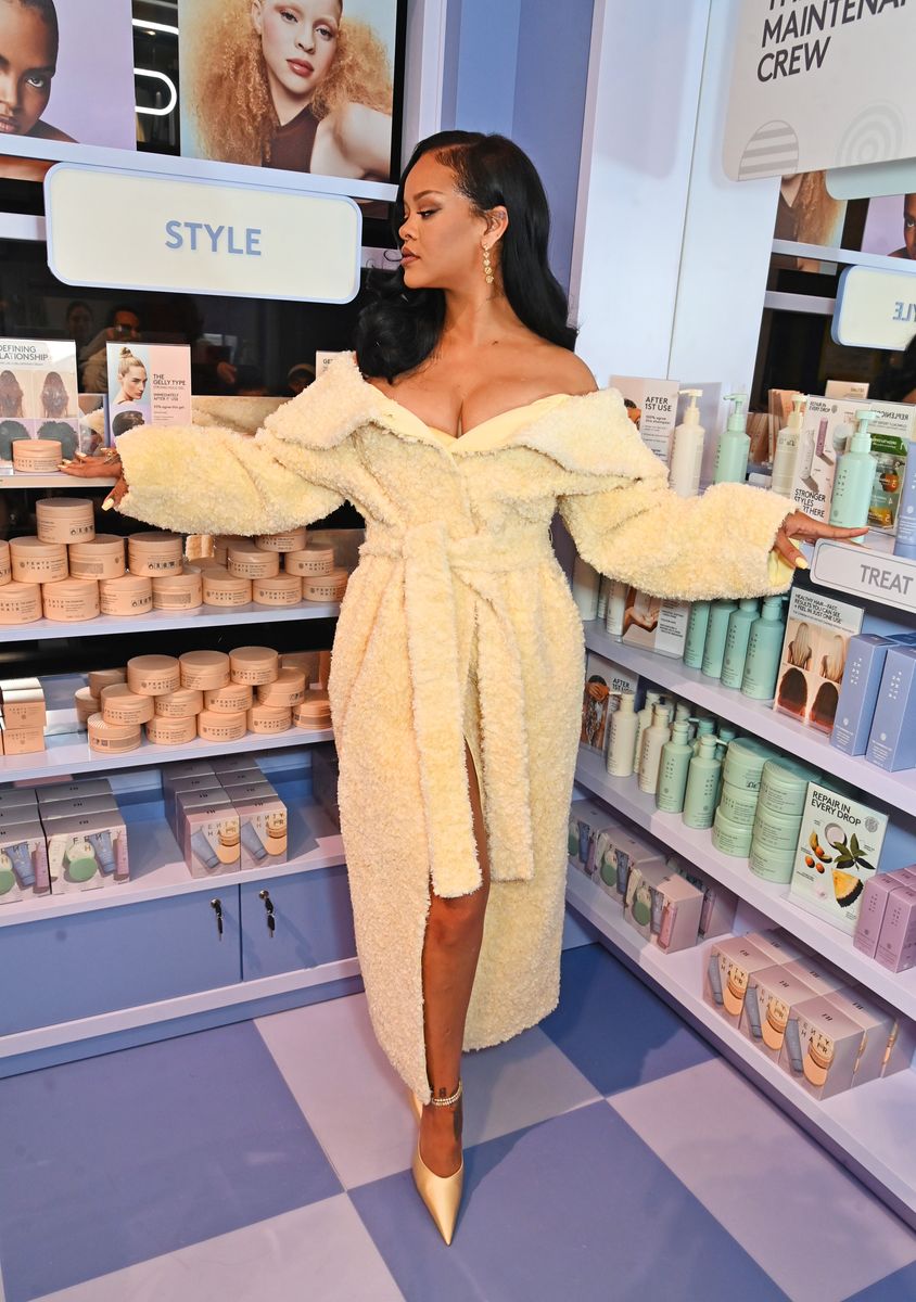 Rihanna attends the launch of Fenty Hair exclusively at Selfridges on September 16, 2024 in London, England. (Photo by Dave Benett/Getty Images for Selfridges & Fenty Hair)