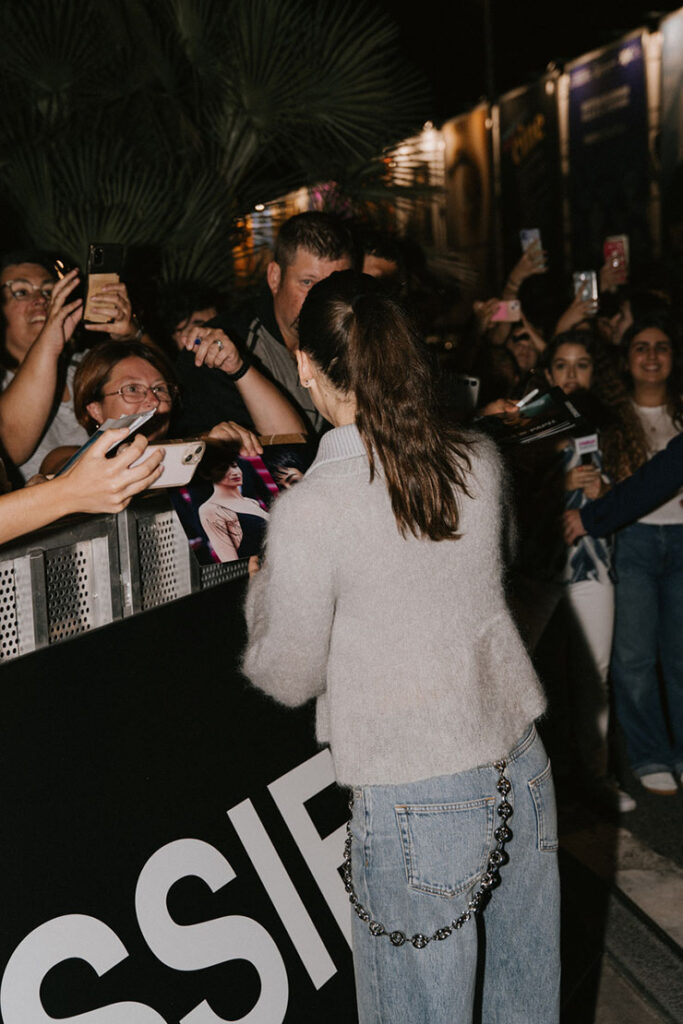 Ursula Corbero Wore Loewe To The 'El Jockey' San Sebastian Film Festival