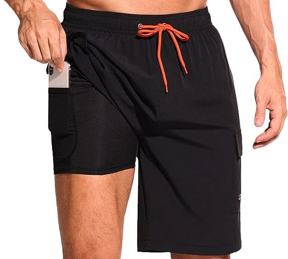 SILKWORLD Men’s Swim Trunks