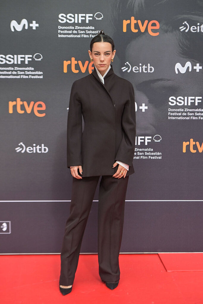 Victoria Luengo attends the 'Yo, Adicto/ I, Addict' premiere during the 72nd San Sebastian International Film Festival 