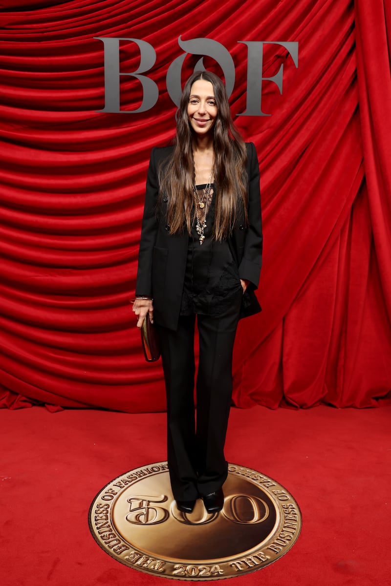 Chemena Kamali attends the Business of Fashion BoF 500 Class of 2024 during Paris Fashion Week at Shangri-La Hotel Paris on September 28, 2024 in Paris, France.