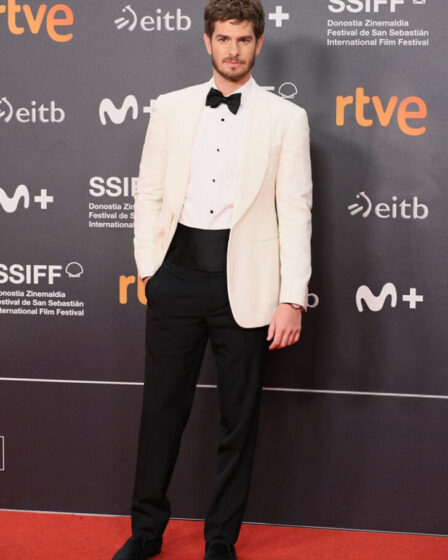 Andrew Garfield We Live In Time San Sebastian Film Festival Premiere