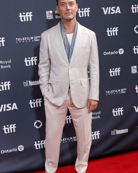 Jude Law attends the premiere of "Eden" during the 2024 Toronto International Film Festival