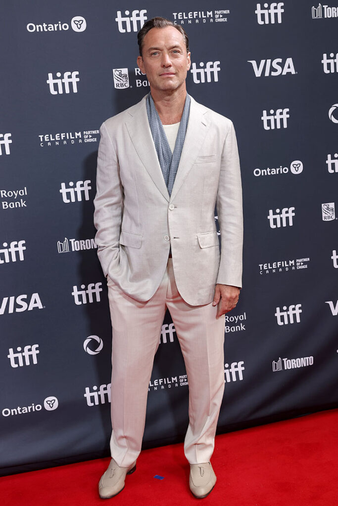 Jude Law attends the premiere of "Eden" during the 2024 Toronto International Film Festival