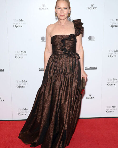 Amy Ryan Wore Ulla Johnson To The Metropolitan Opera Opening Night Gala Premiere Of ‘Grounded’