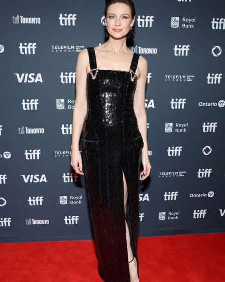 Caitriona Balfe Wore Balmain To 'The Cut' Toronto Film Festival Premiere