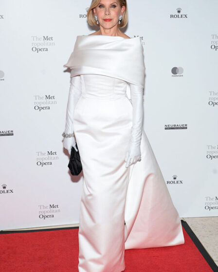 Christine Baranski Wore Oscar de la Renta To The Metropolitan Opera Opening Night Gala Premiere Of 'Grounded'