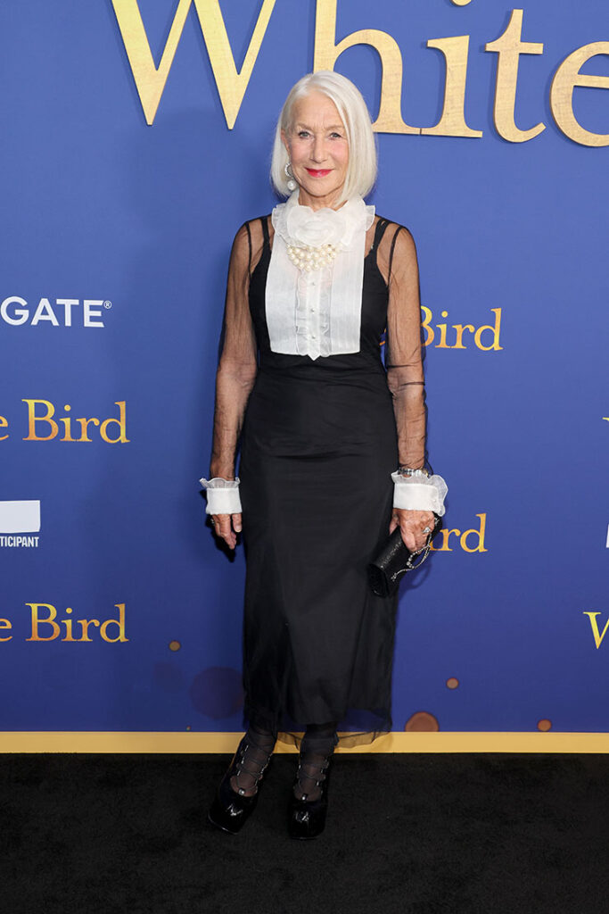 Helen Mirren Wore Dolce & Gabbana To The 'White Bird' New York Screening