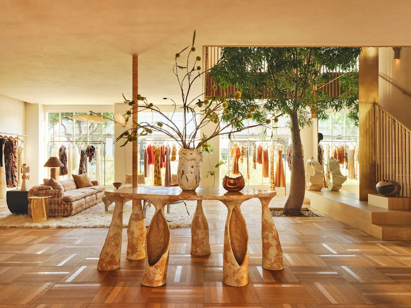 Ulla Johnson's latest retail store in West Hollywood.