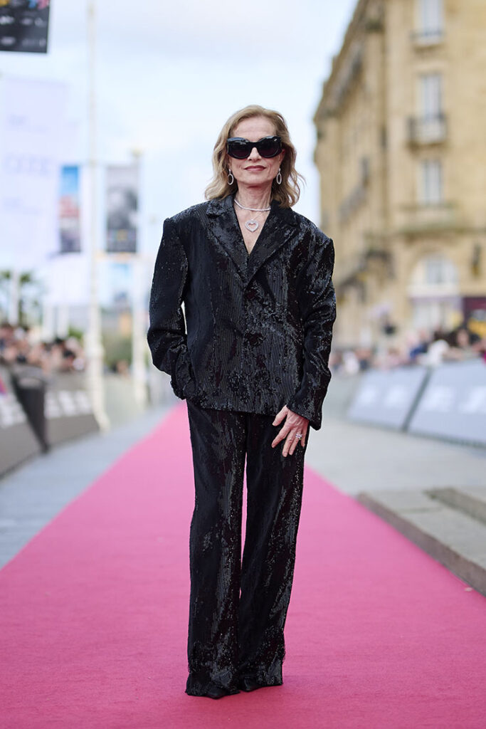 Isabelle Huppert Wore Balenciaga To The 'Yeohaengjaui Pilyo' San Sebastian Film Festival Premiere