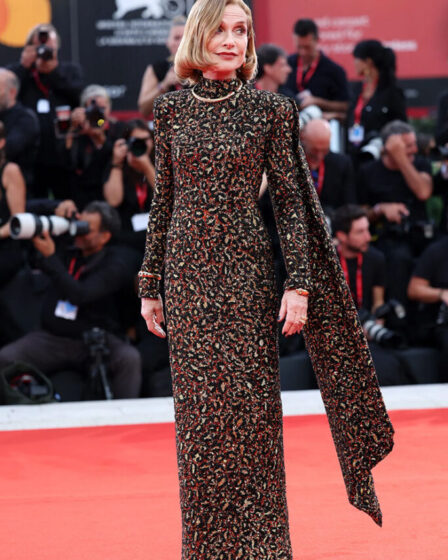 Isabelle Huppert Wore Balenciaga To 'The Room Next Door' Venice Film Festival Premiere