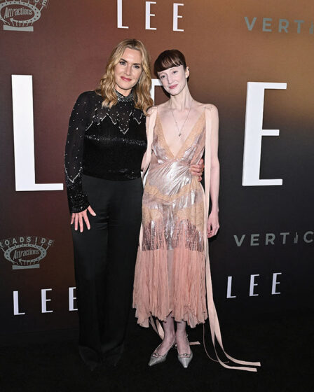 Kate Winslet & Andrea Riseborough attend the 'Lee' New York Screening