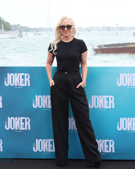 Lady Gaga Serves Up Normcore For The Second Venice Film Festival Photocall For 'Joker: Folie à Deux'