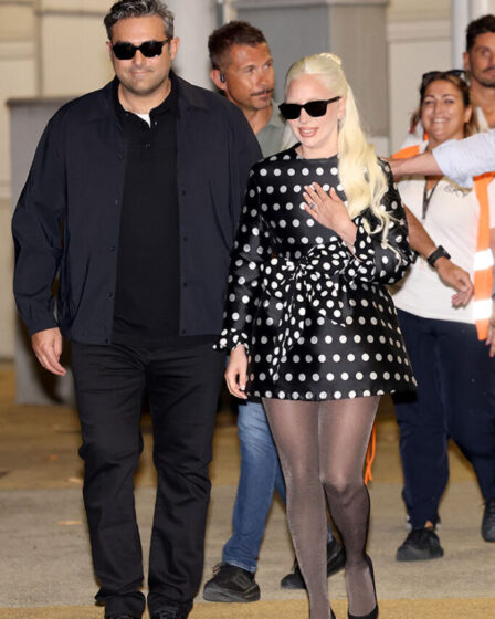 Lady Gaga Wore La Roxx For Her Arrival In Venice