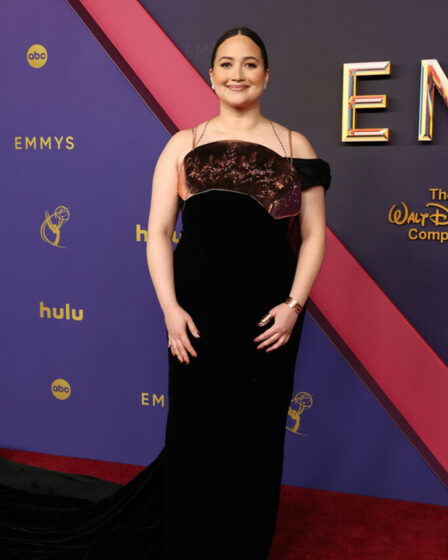 Lily Gladstone in Rodarte at the 2024 Emmy Awards