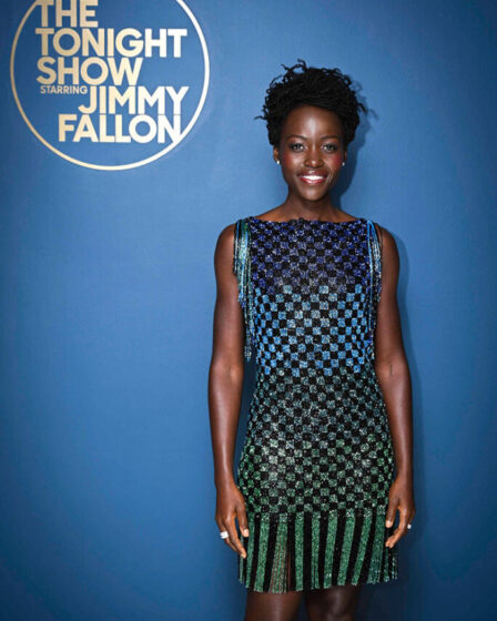 Lupita Nyong’o Wore Naeem Khan On The Tonight Show Starring Jimmy Fallon