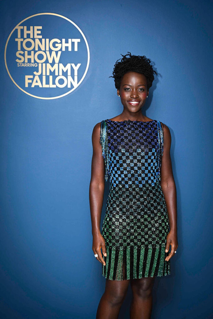 Lupita Nyong’o Wore Naeem Khan On The Tonight Show Starring Jimmy Fallon