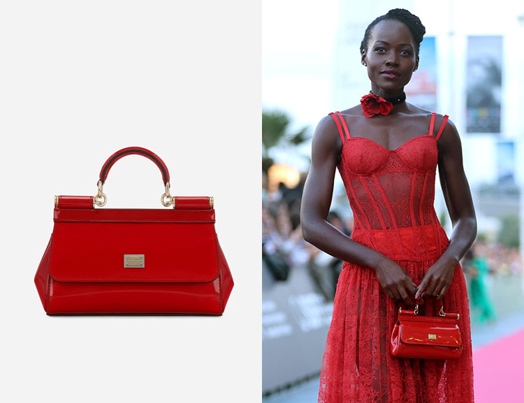 Lupita Nyong'o's Dolce & Gabbana Sicily Handbag