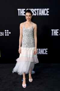 Margaret Qualley embraces Balletcore in Chanel at ‘The Substance’ premiere