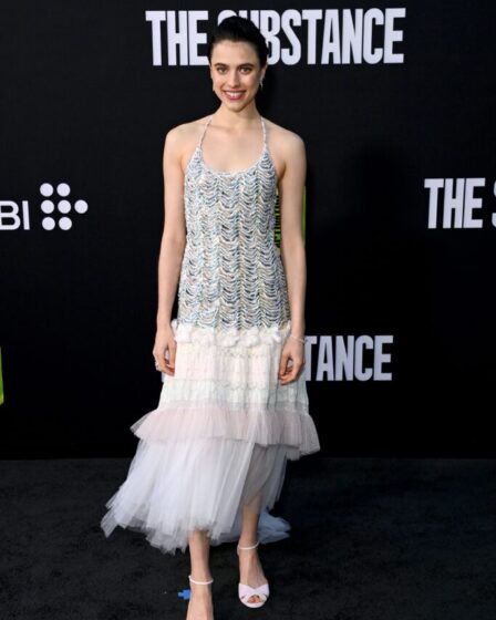 Margaret Qualley embraces Balletcore in Chanel at ‘The Substance’ premiere