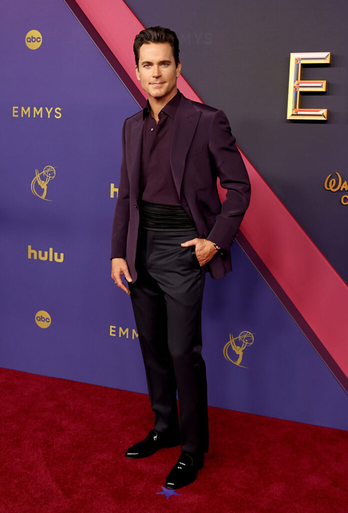 Matt Bomer & Andrew Scott Present The 'Mismatched Menswear Trend' At The 2024 Emmy Awards