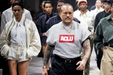 Designer Willy Chavarria walks the runway during his Ready to Wear Spring/Summer 2025 fashion show.