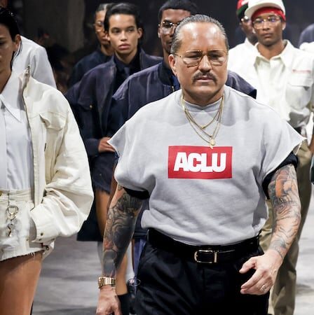 Designer Willy Chavarria walks the runway during his Ready to Wear Spring/Summer 2025 fashion show.