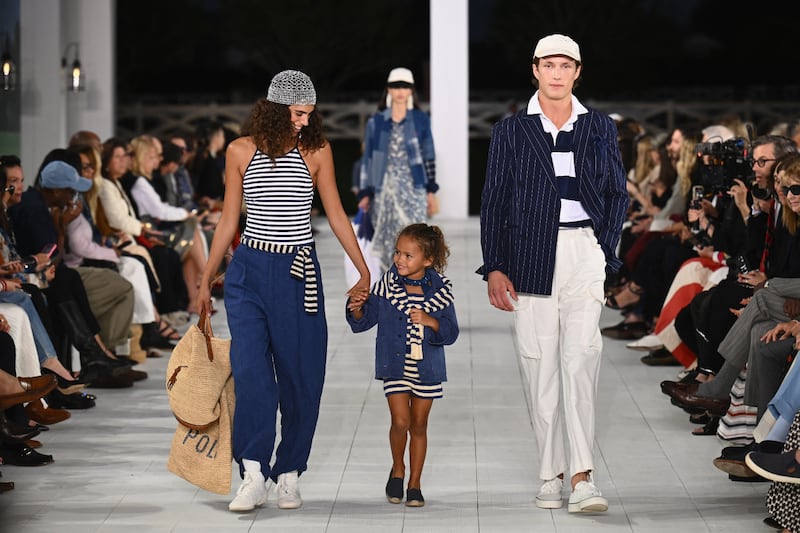 The theme of family was on full display at Ralph Lauren's Spring/Summer 2025 runway show in Bridgehampton.