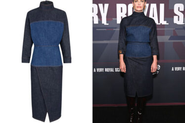 Ruth Wilson's Fendi Poseidon Denim Dress