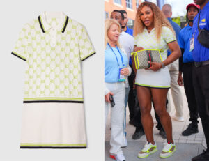 Serena Williams' Gucci Polo Dress With GG Intarsia