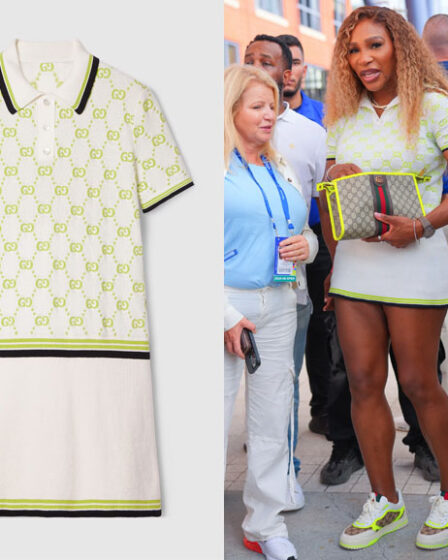 Serena Williams' Gucci Polo Dress With GG Intarsia