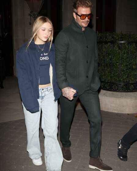 David and Harper Beckham