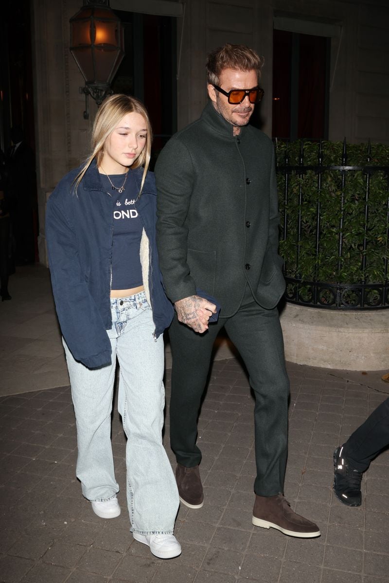 David and Harper Beckham