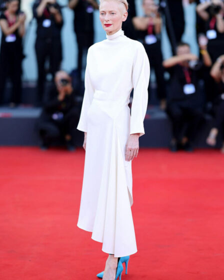 Tilda Swinton Wore Alaïa To The 'Queer' Venice Film Festival Premiere