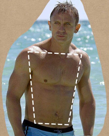 Daniel Craig Trapezoid Body Shape