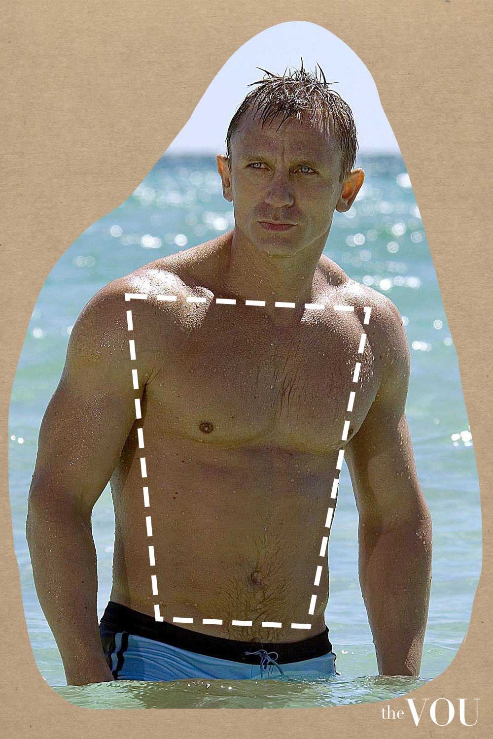 Daniel Craig Trapezoid Body Shape